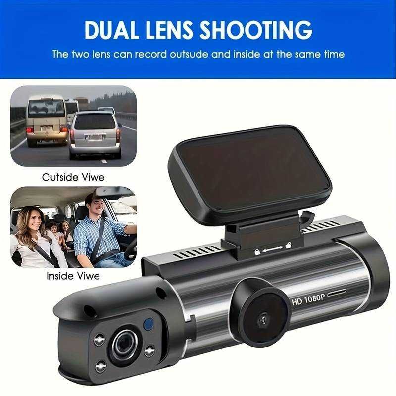 Двойна Камера за кола / видео регистратор / dashcam  + 32GB SD card