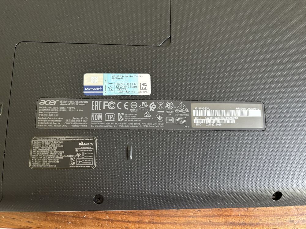 Laptop Acer Aspire A515-53G