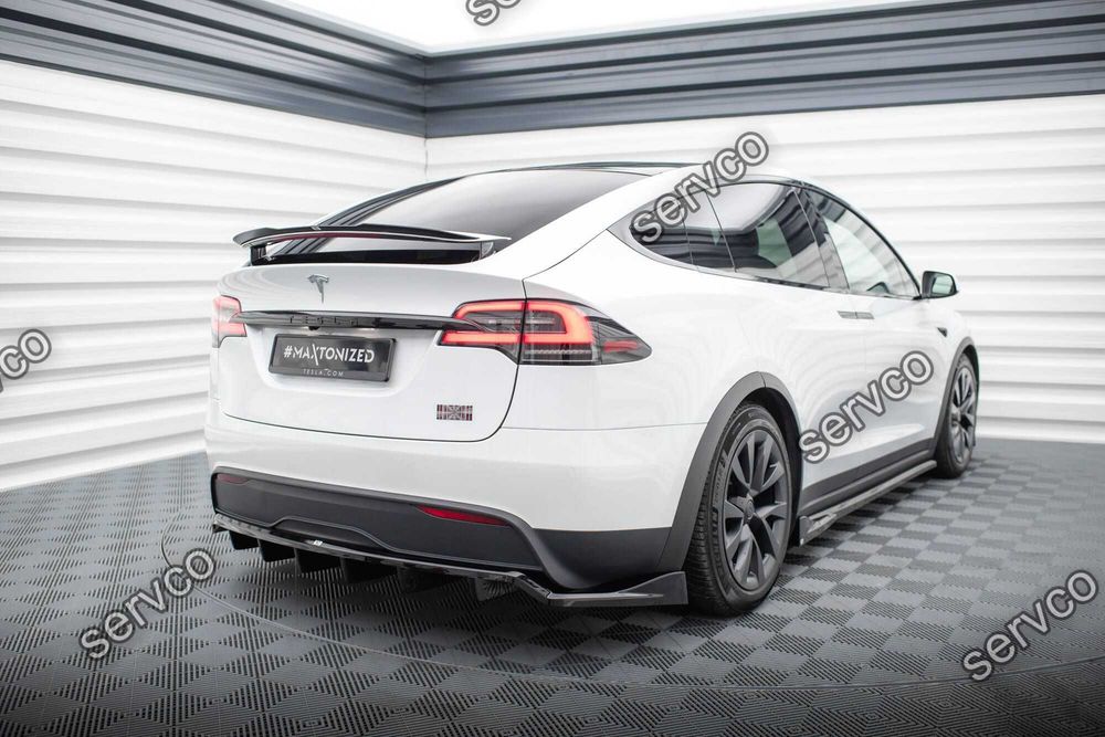 Prelungire bara spate Tesla Model X Mk1 2021- v4 - Maxton Design