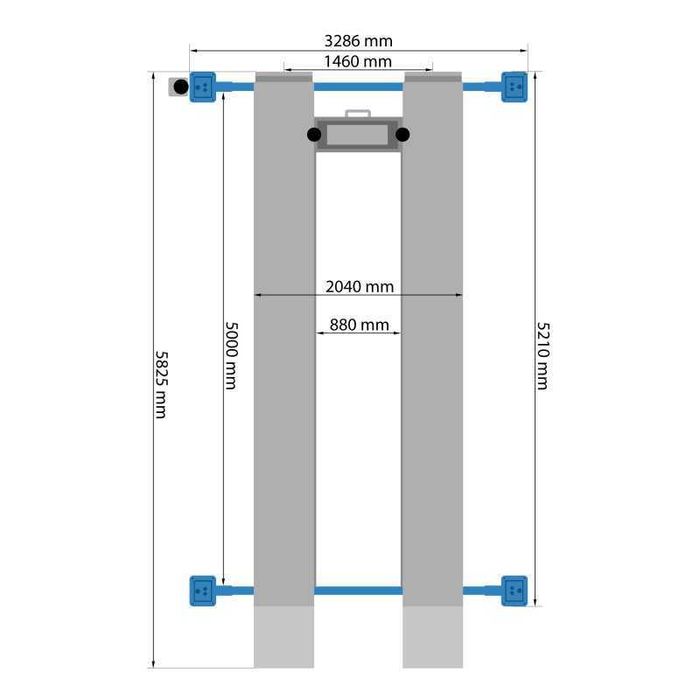 Elevator auto 4 coloane, 5t, 400v,nou cu garantie si montaj