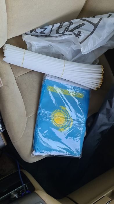 Флажки казахстан на палочке