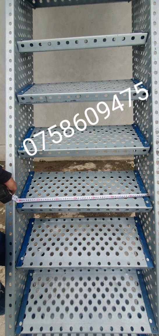 Scări zincate 75x27cm 13 trp