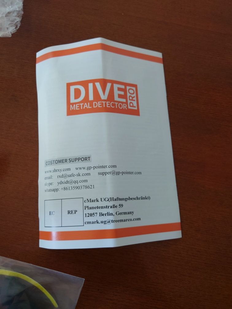 Подводен металотърсач Dive Pro Q20