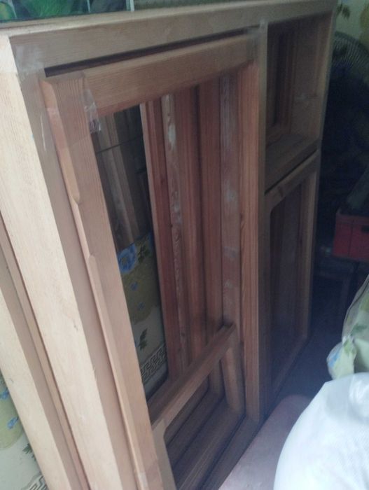 Рама оконная деревянная