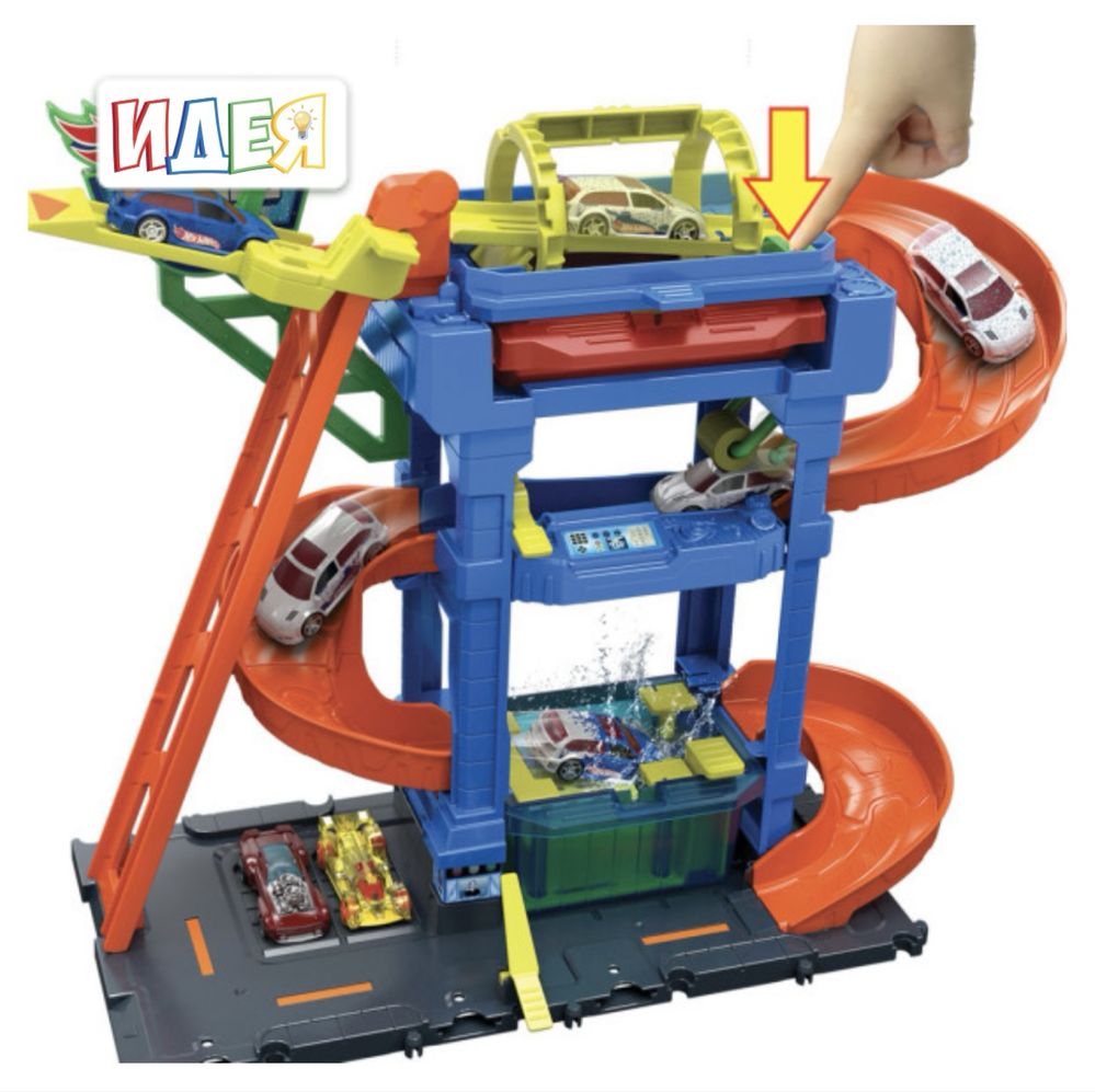 Hot wheels - Мега гараж с Дракон плюс отделни елемнти от града