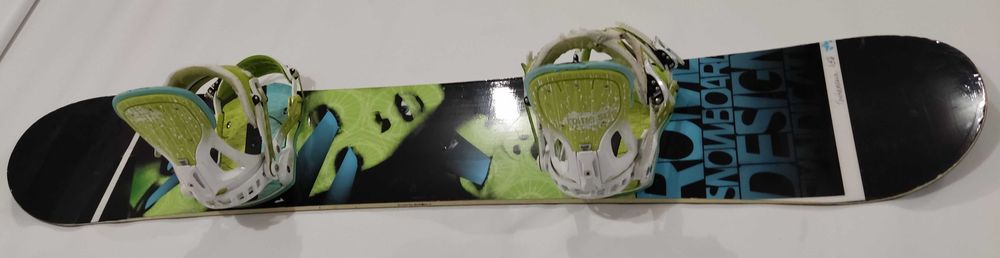 Сноуборд сет : дъска Rome Postermania 156 с автомати Rome Targa M-L