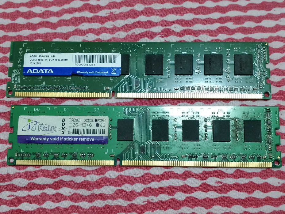 Ram памет 8гб. DDR3 1600mhz