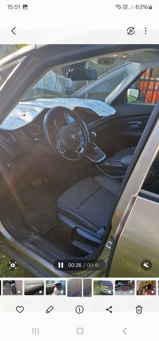 9000  euro Grand scenic 4 7 locuri automat