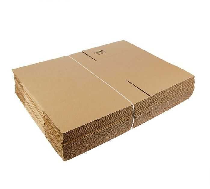 Новые картонные коробки для переезда и транспортировки вещей. Посылка.