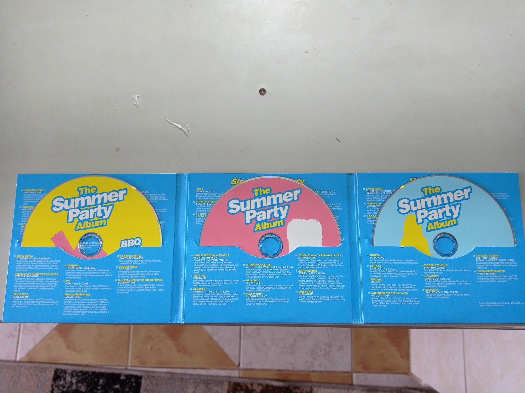 Cd uri 3 buc.hits pop 80-90 originale