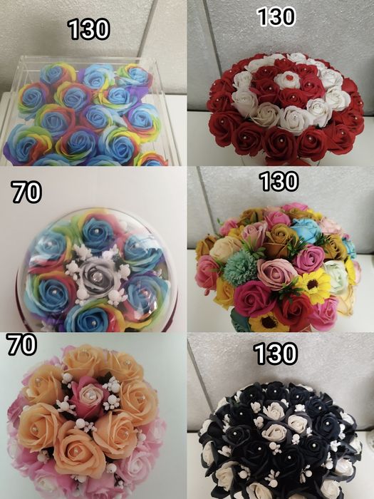 Aranjamente flori săpun