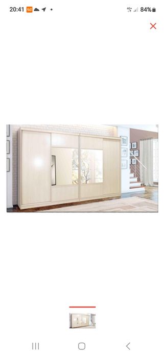 Шкаф купе уже в разобранном виде ..