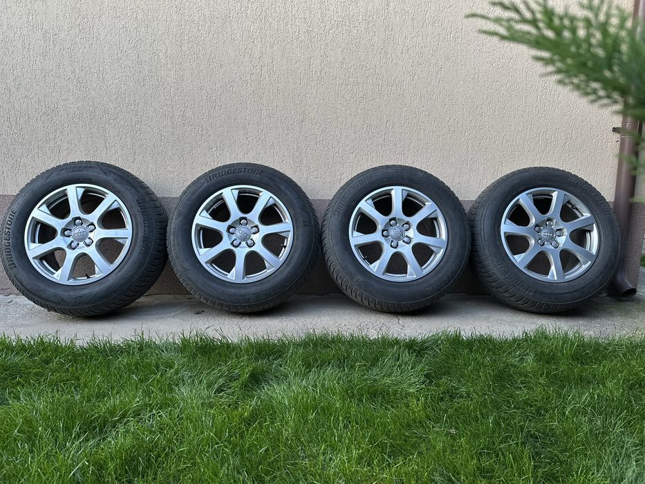 Roti 17 Audi Q5 cu anvelope Iarna Bridgestone 235/65/17