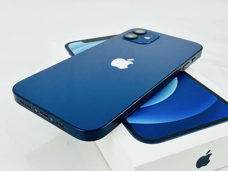 Apple iPhone 12 64 GB Blue 100% Батерия! Гаранция!