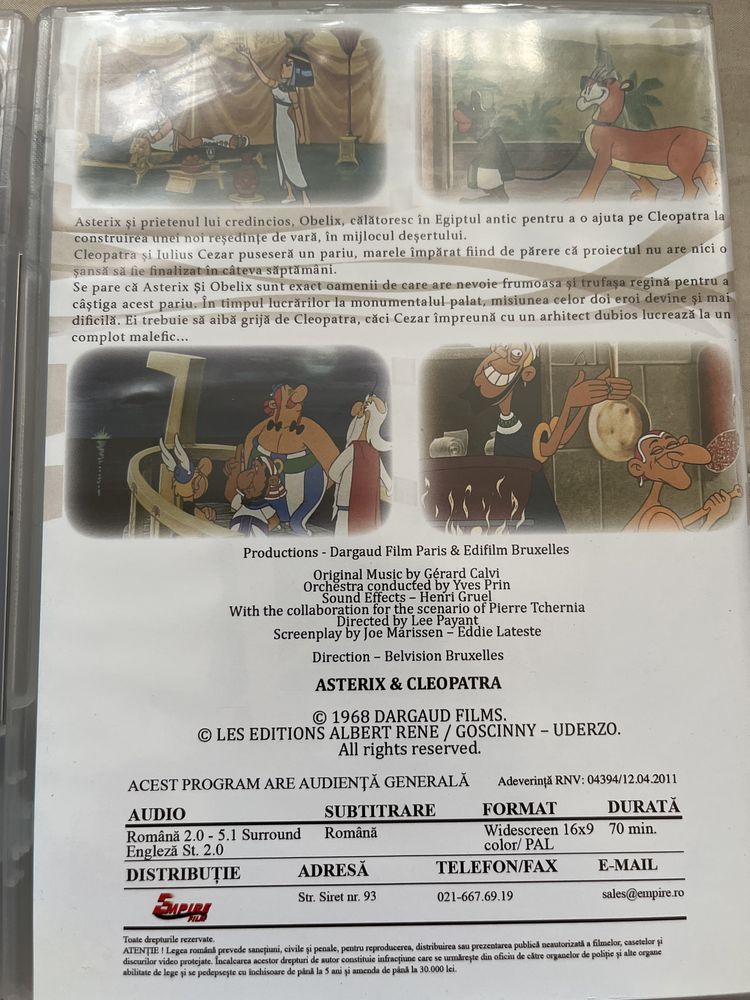 Colectie filme dvd Asterix