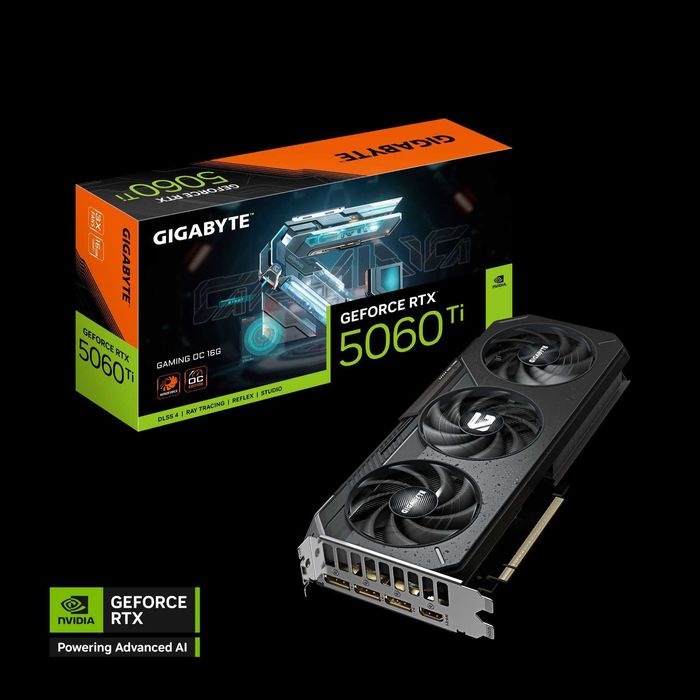 Видеокарта GIGABYTE GeForce RTX 5060 Ti -16gb GAMING OC