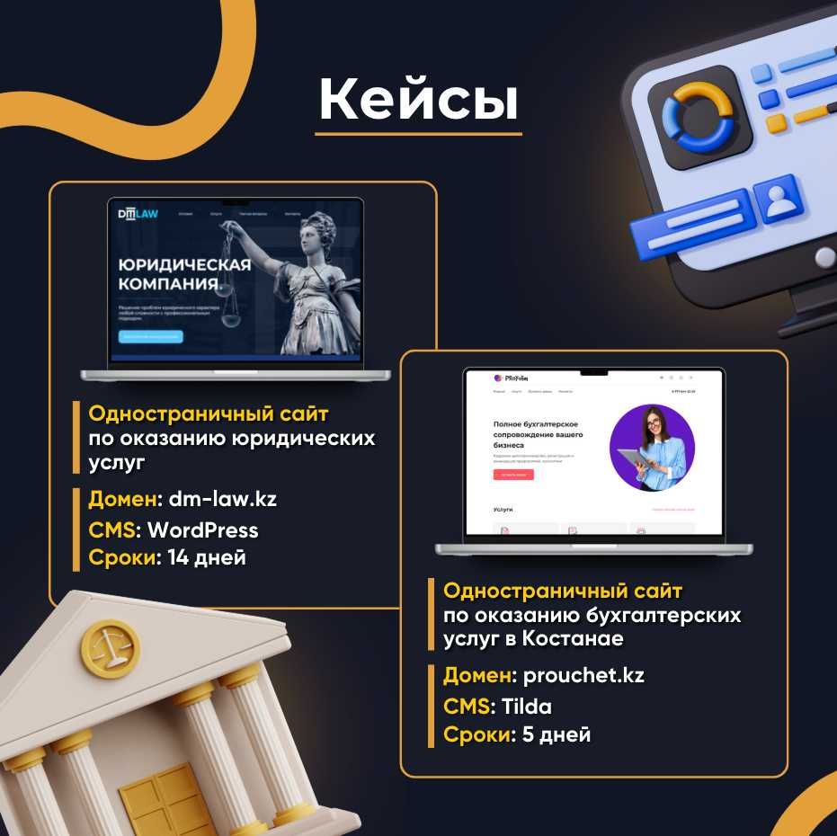 Сайт визитка / Разработка веб сайтов / Продвижение сайтов Алматы