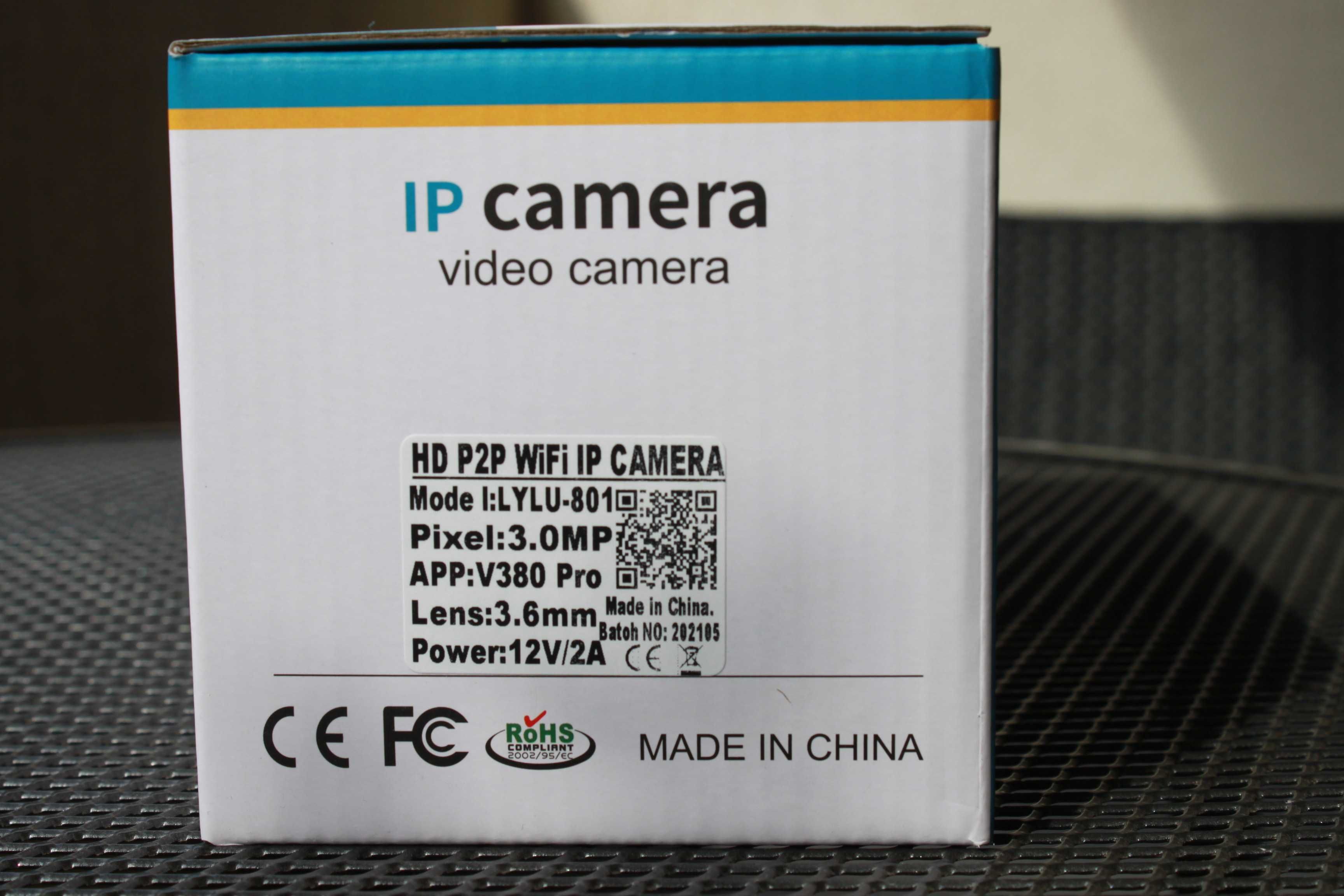 Camera supraveghere video HD exterior wireless cu IP 3MP IR