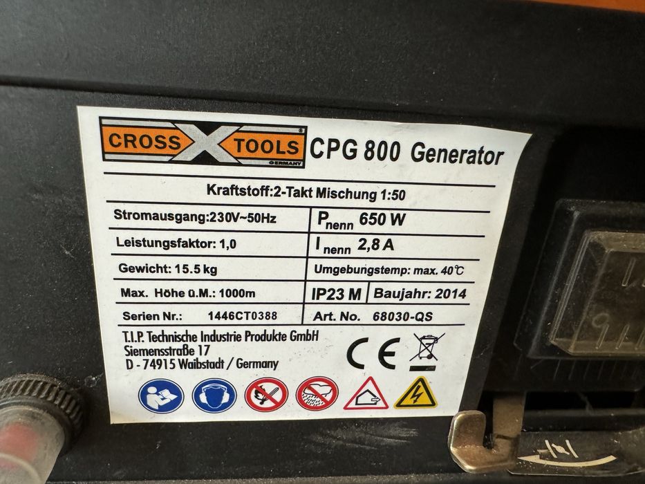 Generator CrossTools CPG 800