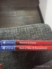 Игри за PS4 God of war, Ratchet and Clank