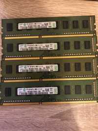 Kit 8gb DDR3 4 * 2gb Samsung 1600mhz Dual Channel