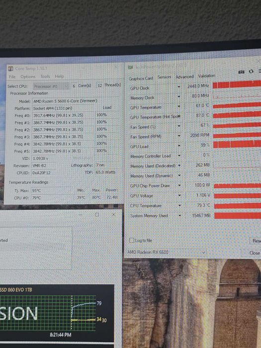 PC GAMING Ryzen 5600, RX 6600 Gigabyte, 16gb ram, cs 2 - 250-350fps