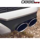 Оригинални Audi SQ7 стоманени хромирани накрайници генерация ауспух