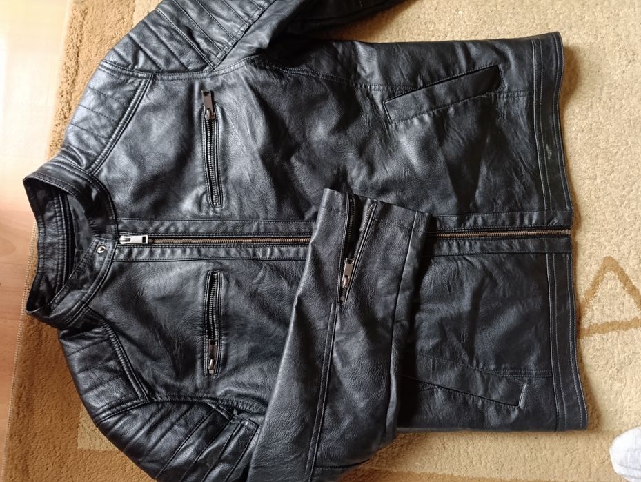 Куртка мужская под кожу