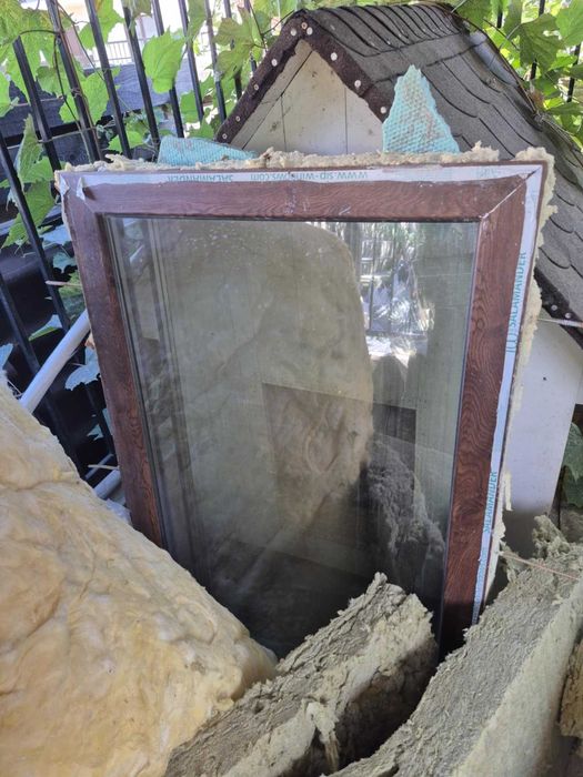 Geam termopan / tripan salamander culoare nuc