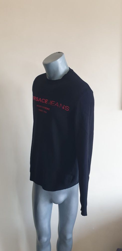 Versace Jeans Couture Cotton Knit / M ОРИГИНАЛ! Мъжки Памучен Пуловер!