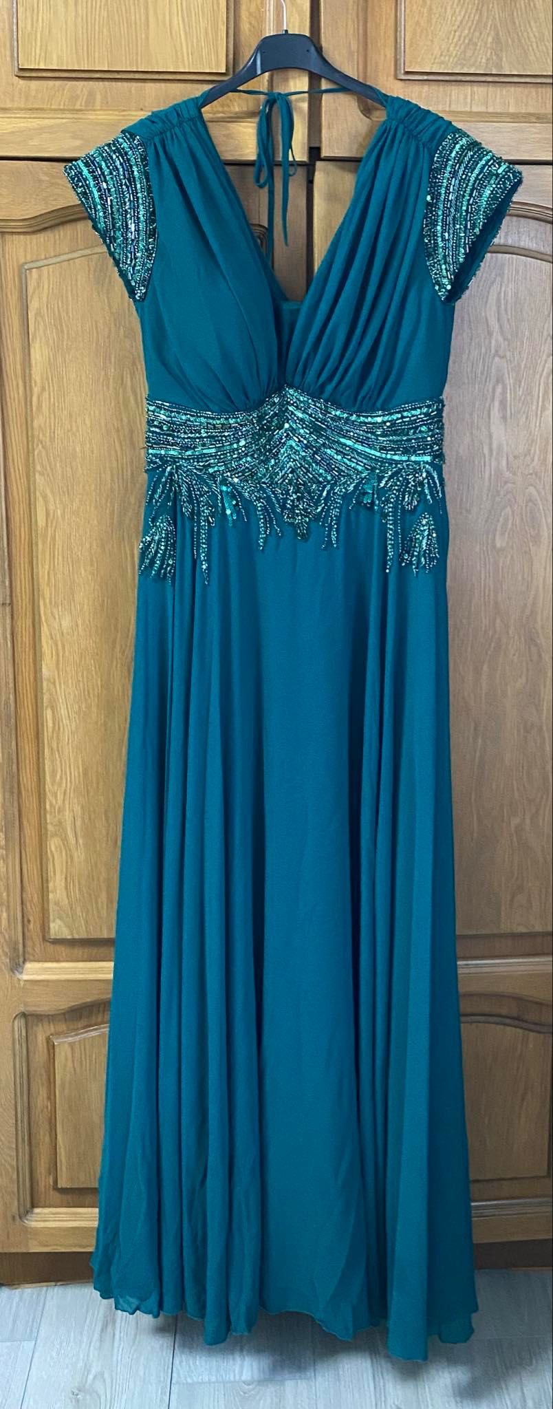 Vand rochie de soacra verde smarald
