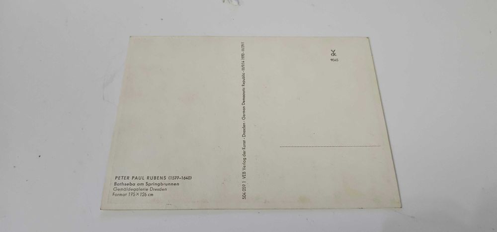 carte postala + timbru R R RUBENS