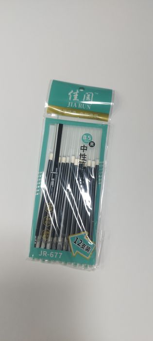 Запаска гелиевая черная стержень