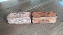 Лазерно изрязана декоративна кутийка за уиски Jack Daniels 50ml