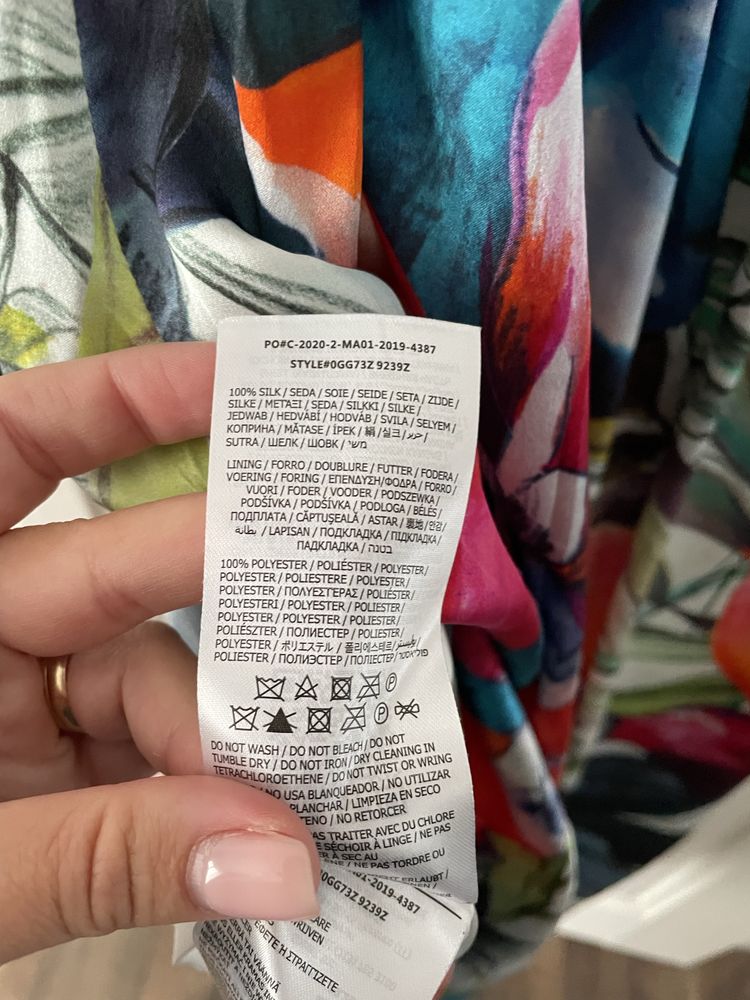 Rochie matase Guess Marciano, marimea L