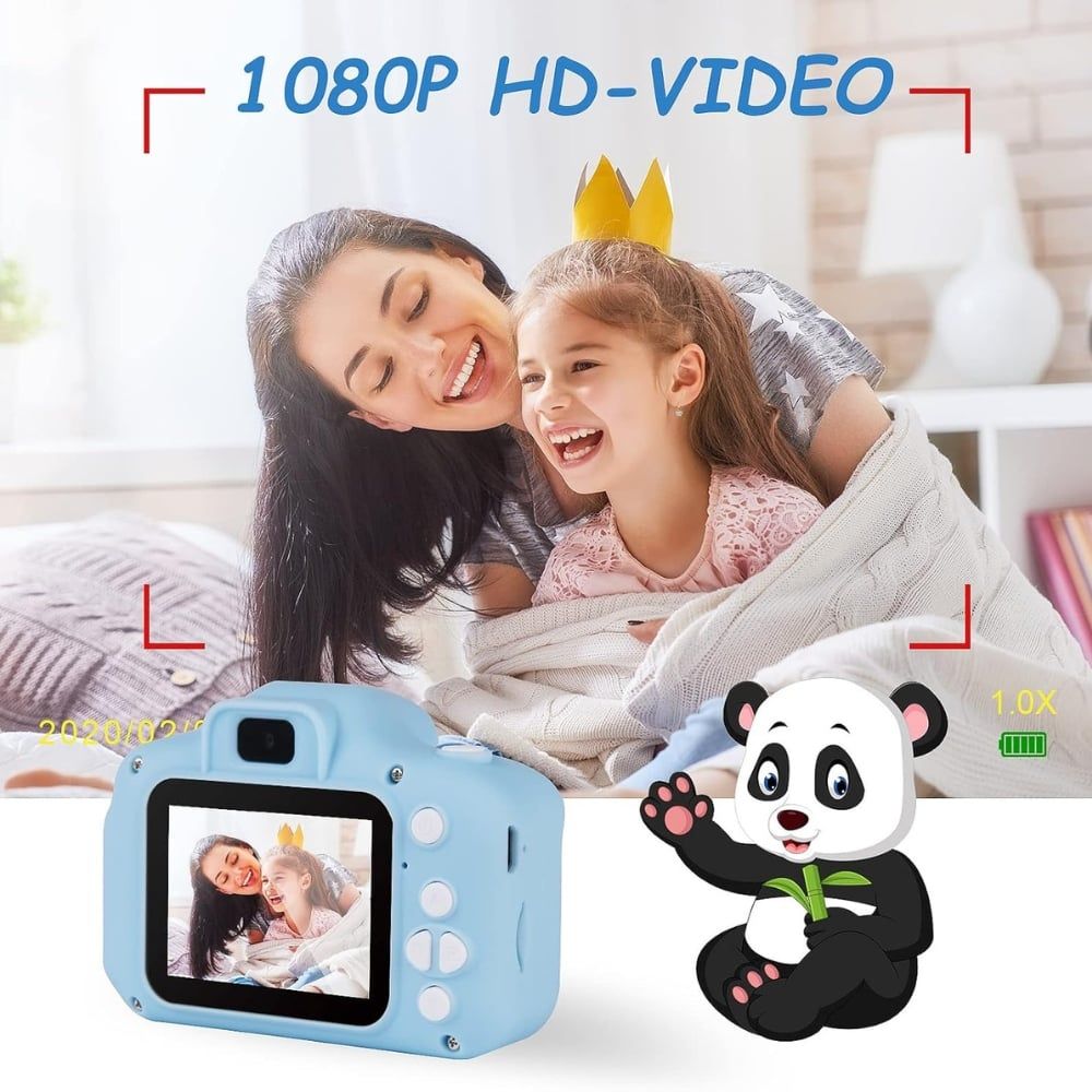 Aparat Foto Digital pentru Copii, HD 1080P, Display IPS