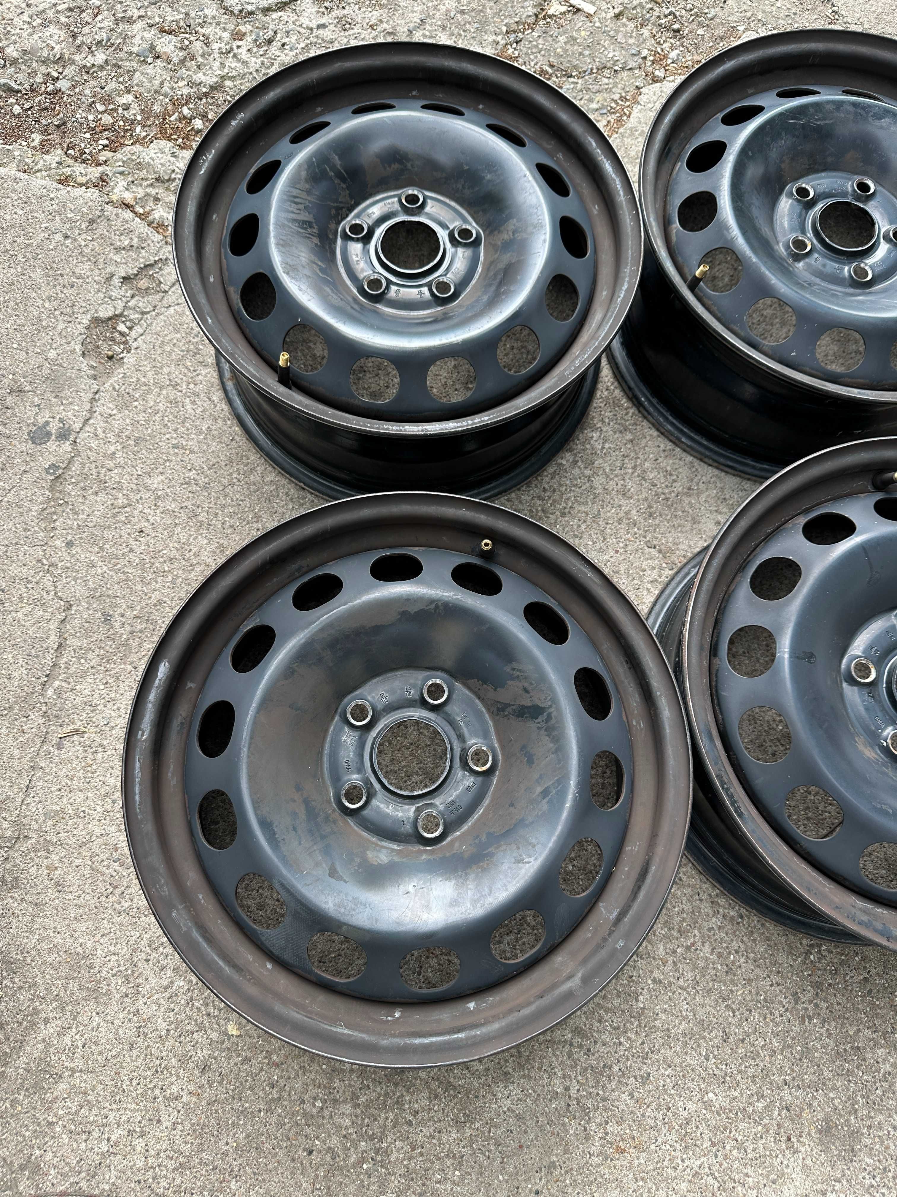 4бр. ОЕМ железни джанти 16" 5х112 - Audi, VW, Skoda, Seat