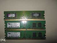 Memorie PC DDR2, 256 MB, 533 MHz, Kingston si Promos