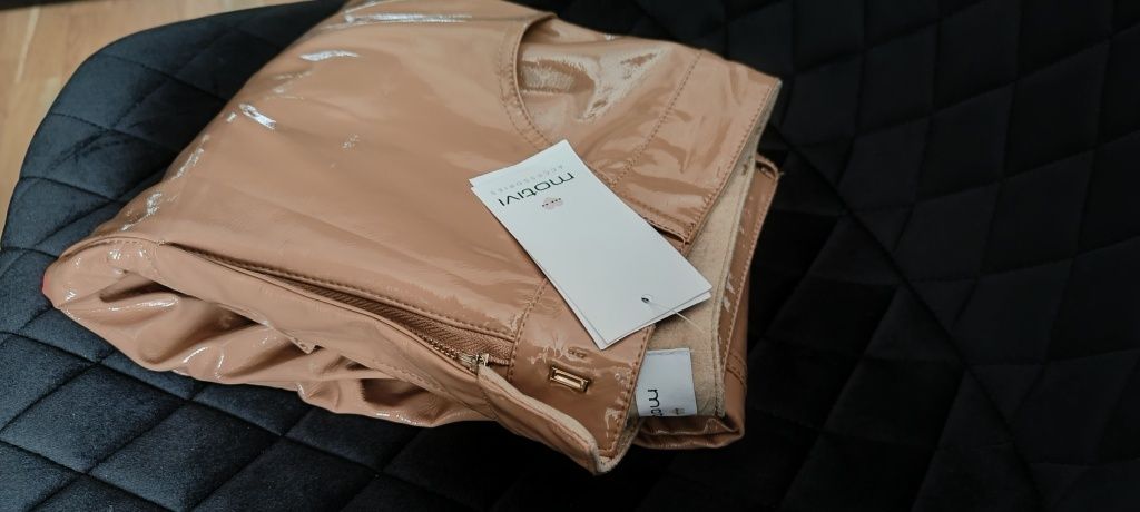 Pantaloni NOU Motivi nude piele eco 38