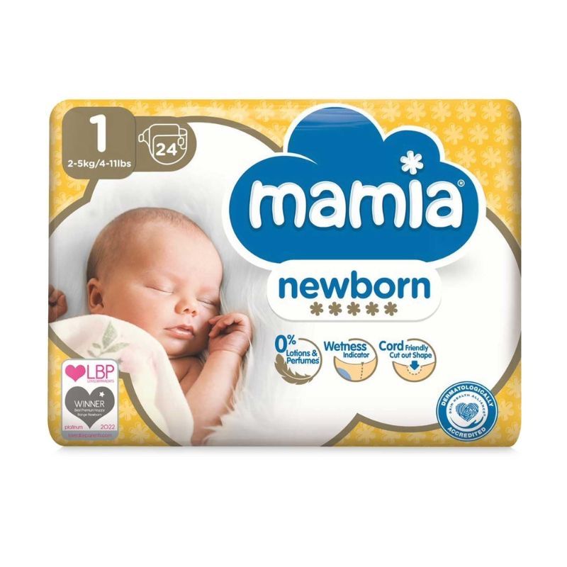 Памперси mamia размер 1