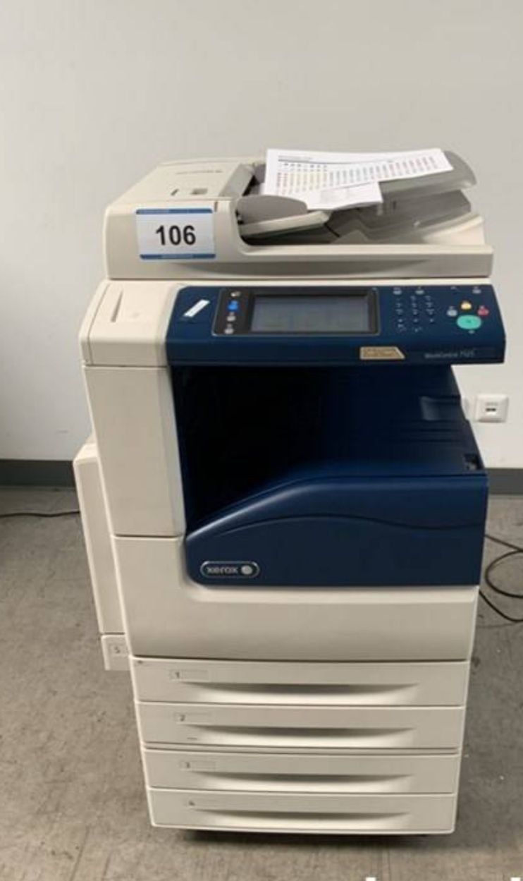 XEROX WorkCenter model 7125 A3 color laser multifunctional