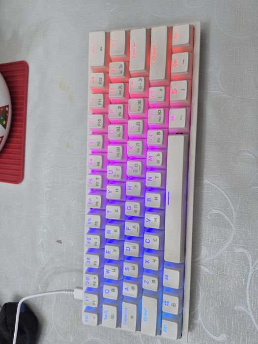 Механическая клавиатура rgb 60% dexp