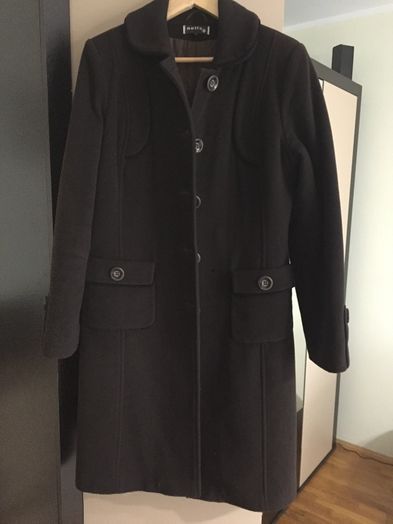 Palton lung lâna 44 nou