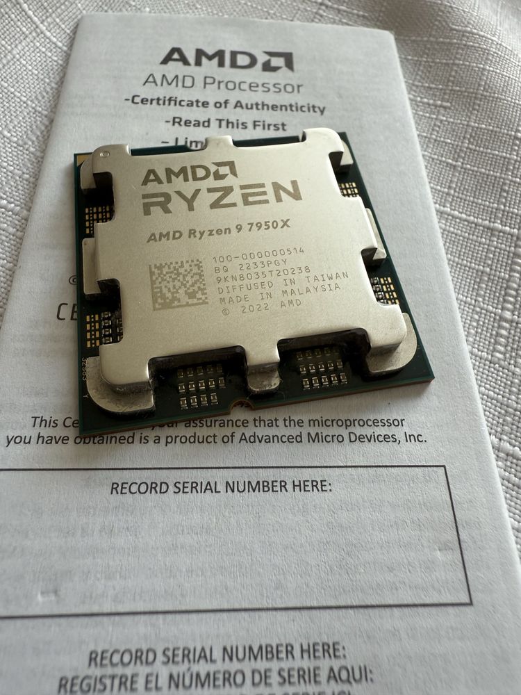 Продавам процесор Ryzen 9 7950X