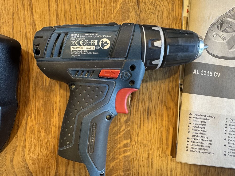 Bosch Винтоверт GSR 10,8-2-LI с 12v батерия комплект