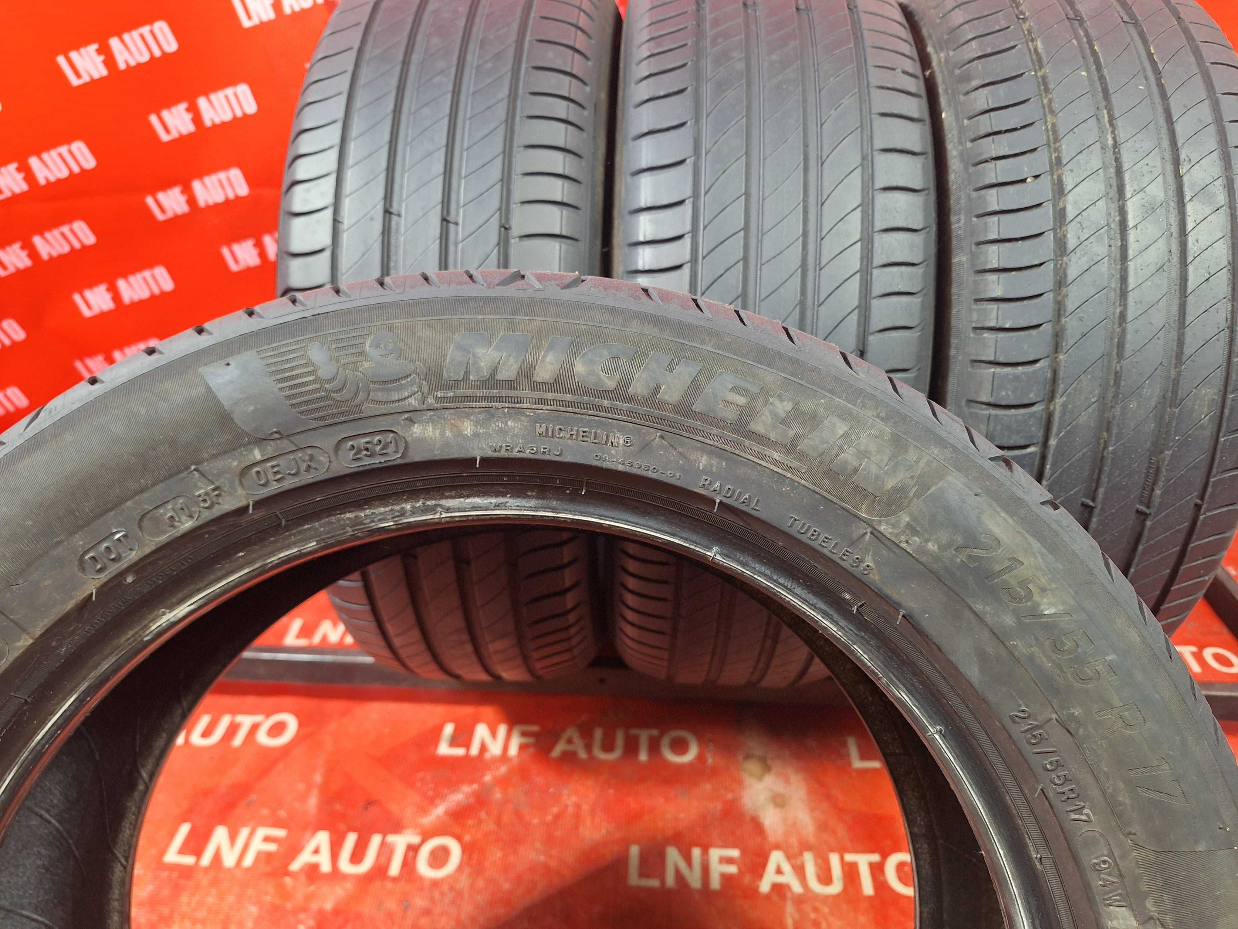 Anvelope de VARA - 215/55/17 - Michelin 4 - 5.55 MM - DOT 2021 2019