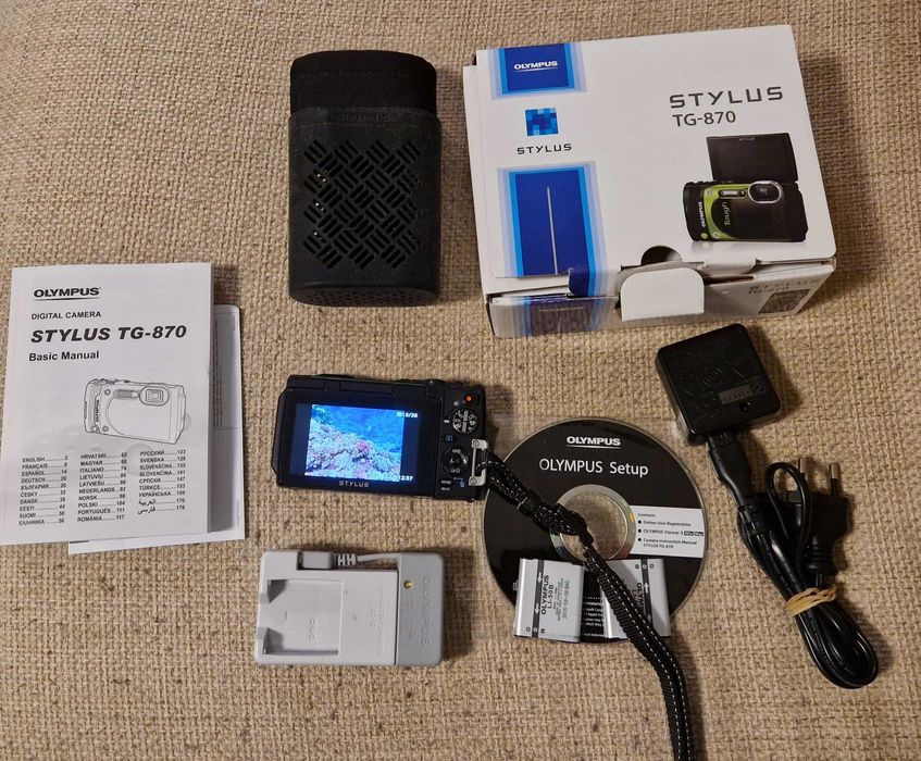 Водоустойчив и прахоустойчив фотоапарат Olympus TG-870
