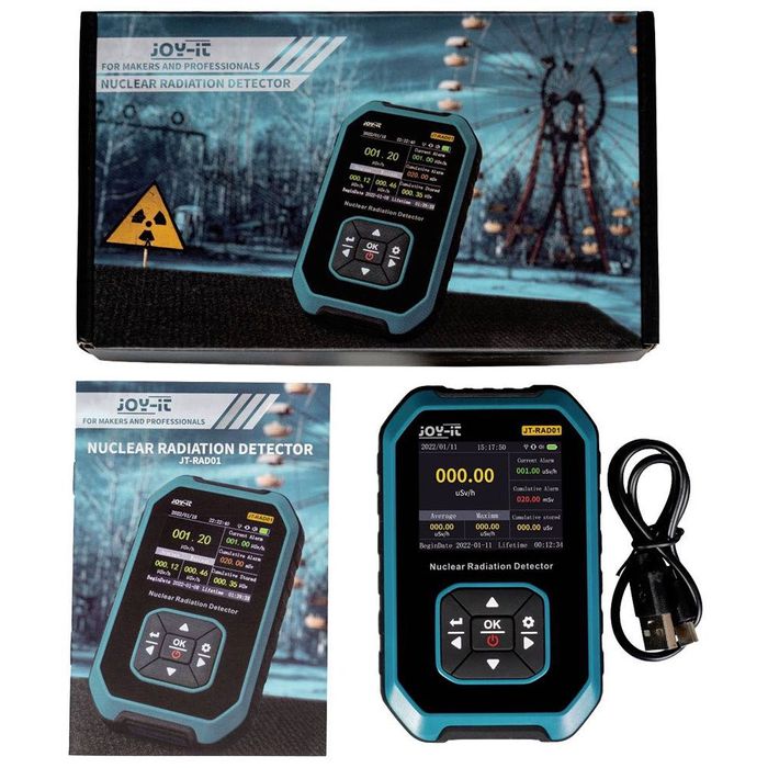 Detector de radiații  pentru alarme,raze X, vibrații/sonoare