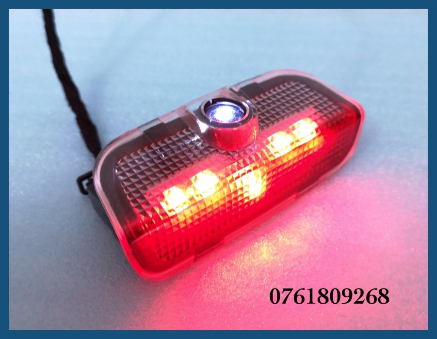 Lampi / lumini led avertizare usi VW Golf 5 6 7 / Passat B6 B7 B8 CC