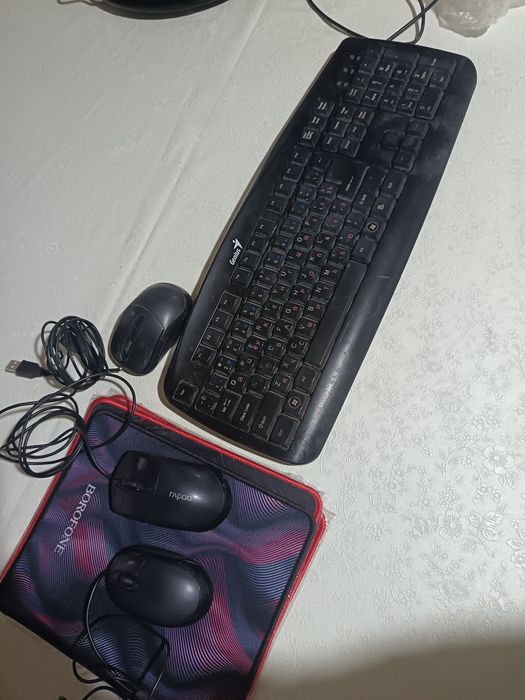 Клавиатура мышка коврик